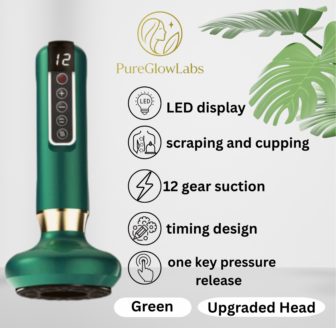 Anti-Cellulite Suction Cup Gua Sha Massager